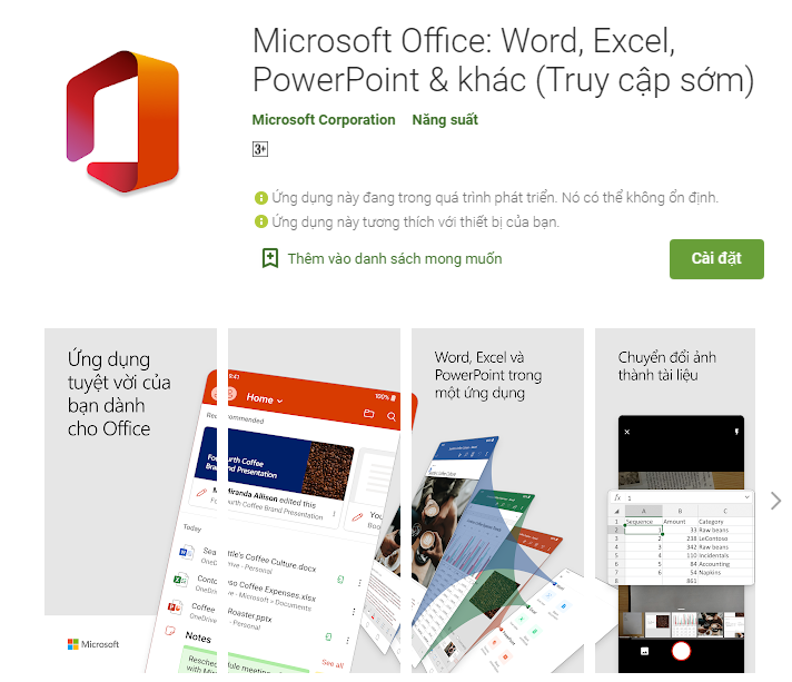 Microsoft Office beta