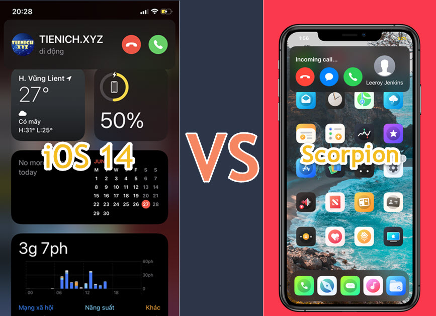 iOS 14 vs Scorpion