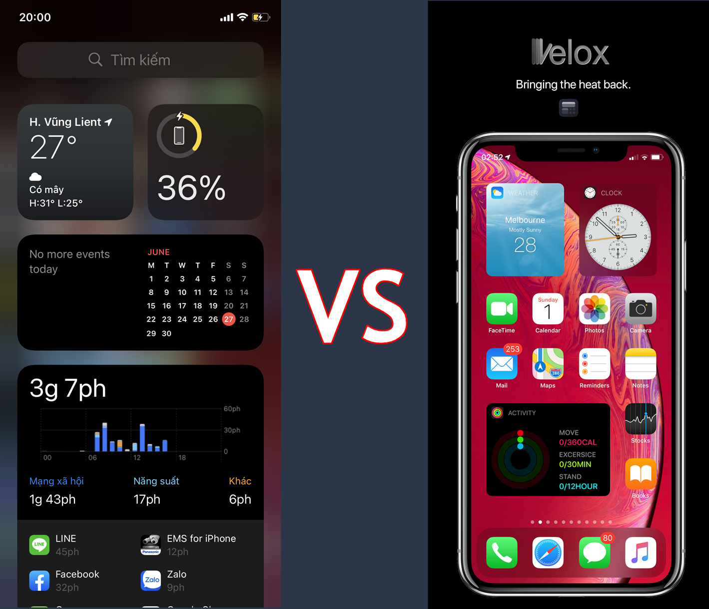 iOS 14 vs Valox