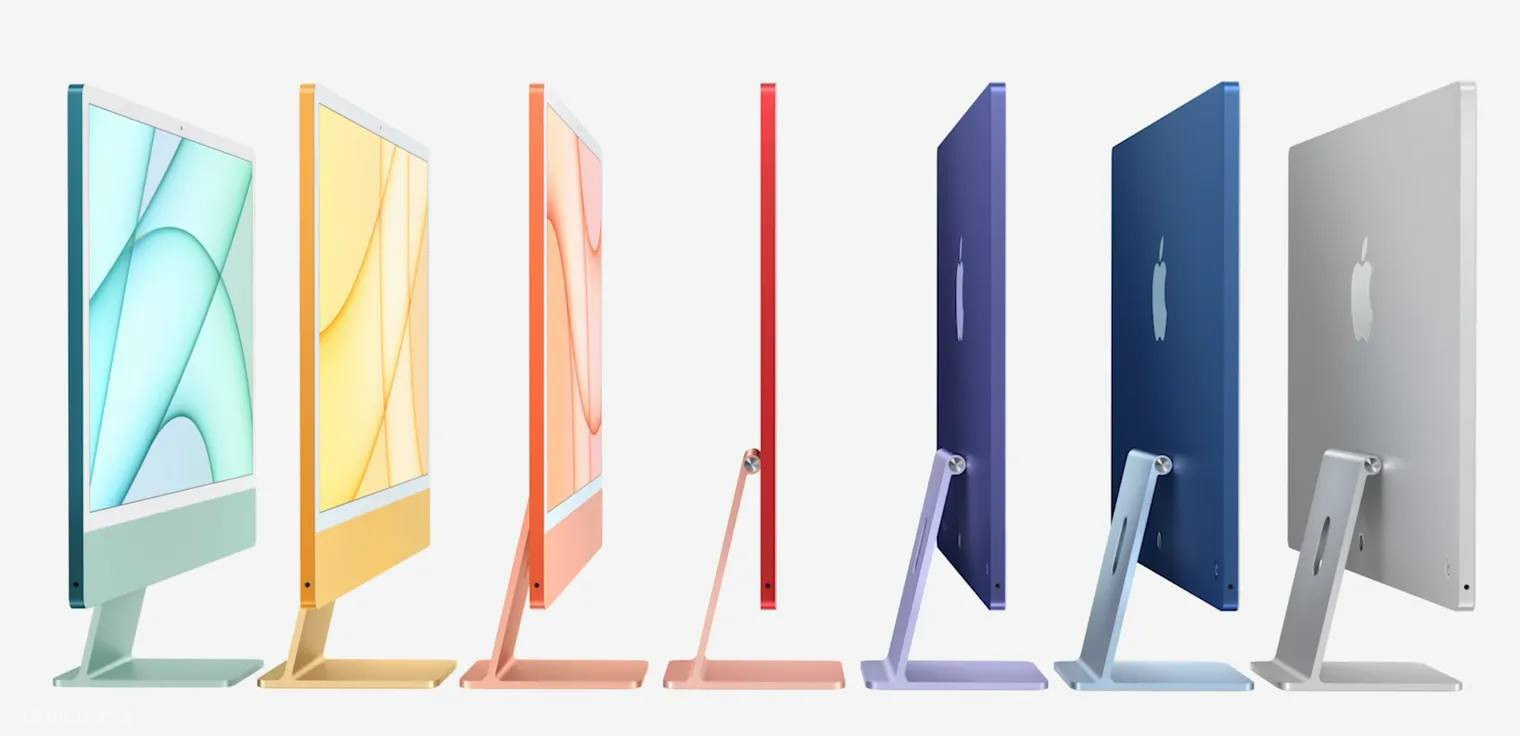 Thiết kế của những chiếc iMac mới với 7 lựa chọn màu sắc cho người dùng