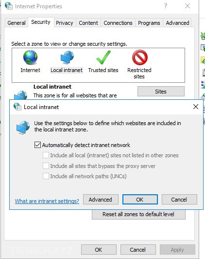Cảnh báo bảo mật khi mở tệp từ Network Share