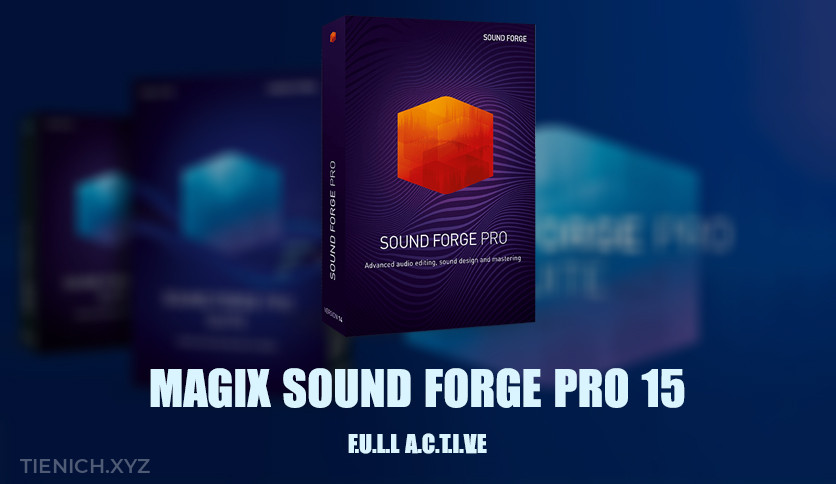 Magix Sound Forge Pro 15