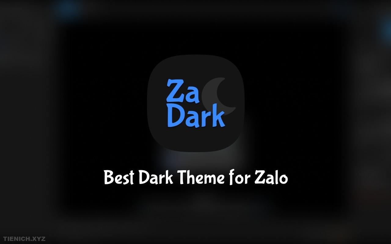 ZaDark - Dark mode cho Zalo